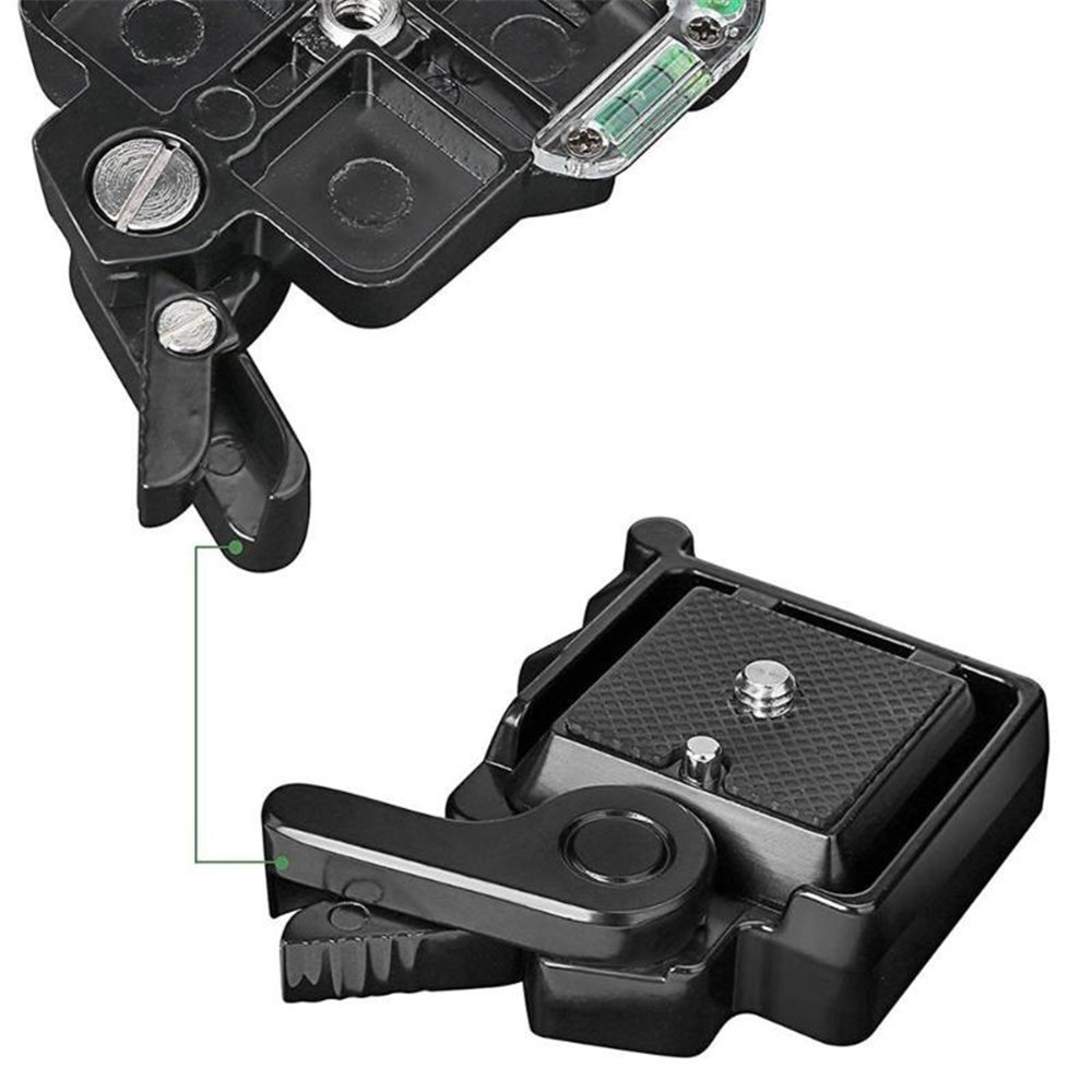 Quick Release Plate Platform Mount Base Camcorder Tripod Monopod Ball Head for DSLR Camera QR40 1/4 Screw-4