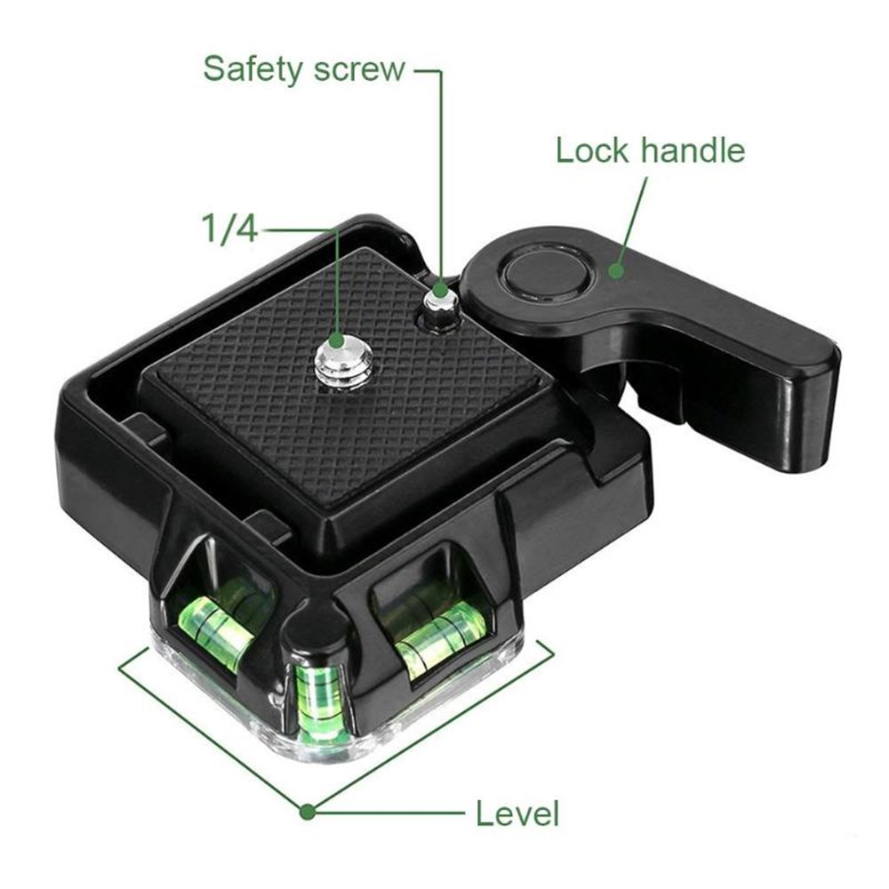 Quick Release Plate Platform Mount Base Camcorder Tripod Monopod Ball Head for DSLR Camera QR40 1/4 Screw-5