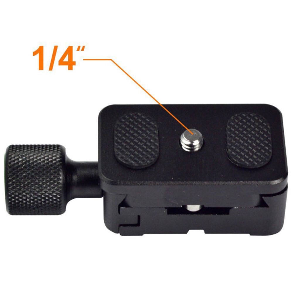 Camera Quick Release Plate 1/4 Mount Clamp Adapter Stabilizer Tripod Bracket Aluminium Alloy Holder-2