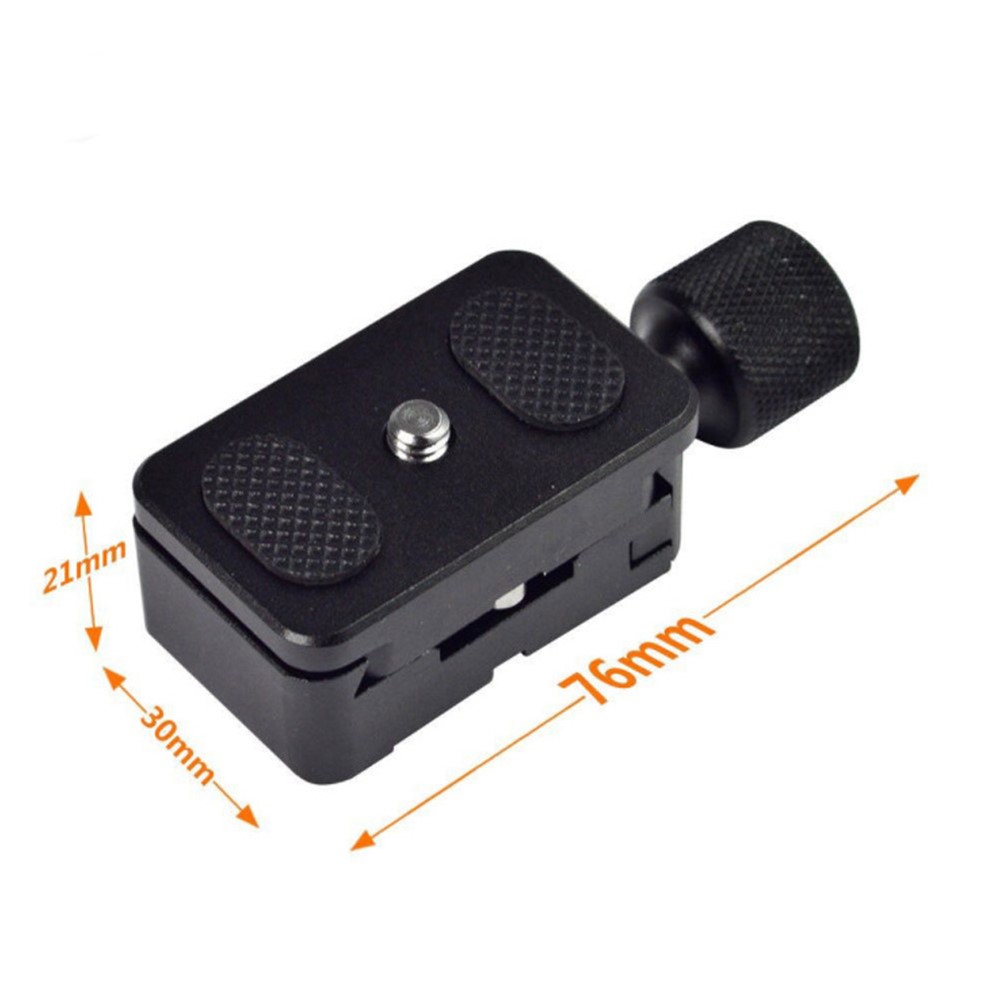 Camera Quick Release Plate 1/4 Mount Clamp Adapter Stabilizer Tripod Bracket Aluminium Alloy Holder-3