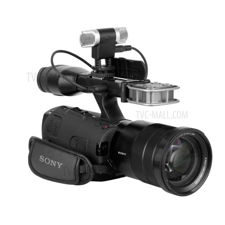 BOYA BY-MM3 Dual Head Stereo Recording Condenser Microphone for Smartphone DSLR Camera DV Live Streaming Video-4