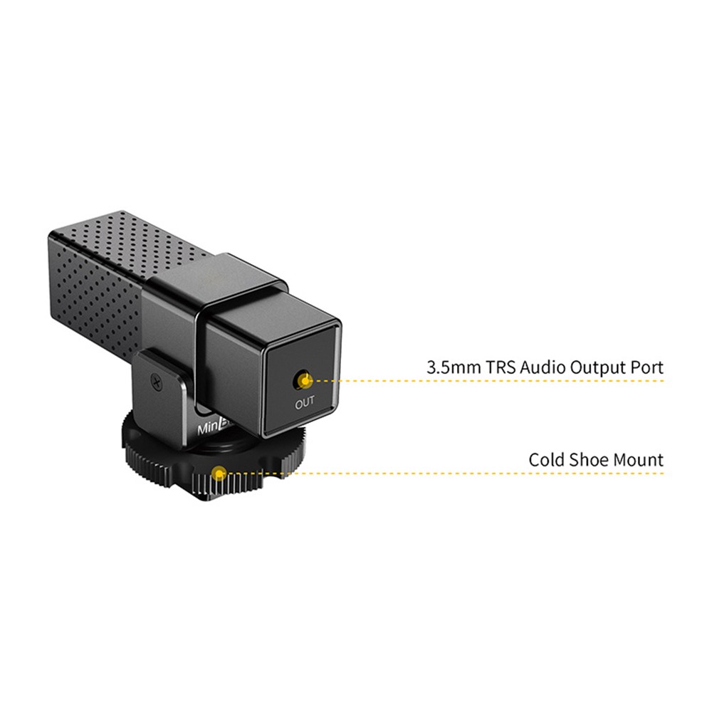 7RYMS MinBo Mini Cardioid Condenser Mic Camera Microphone for DSLR Camera Smartphone Video Recording-5