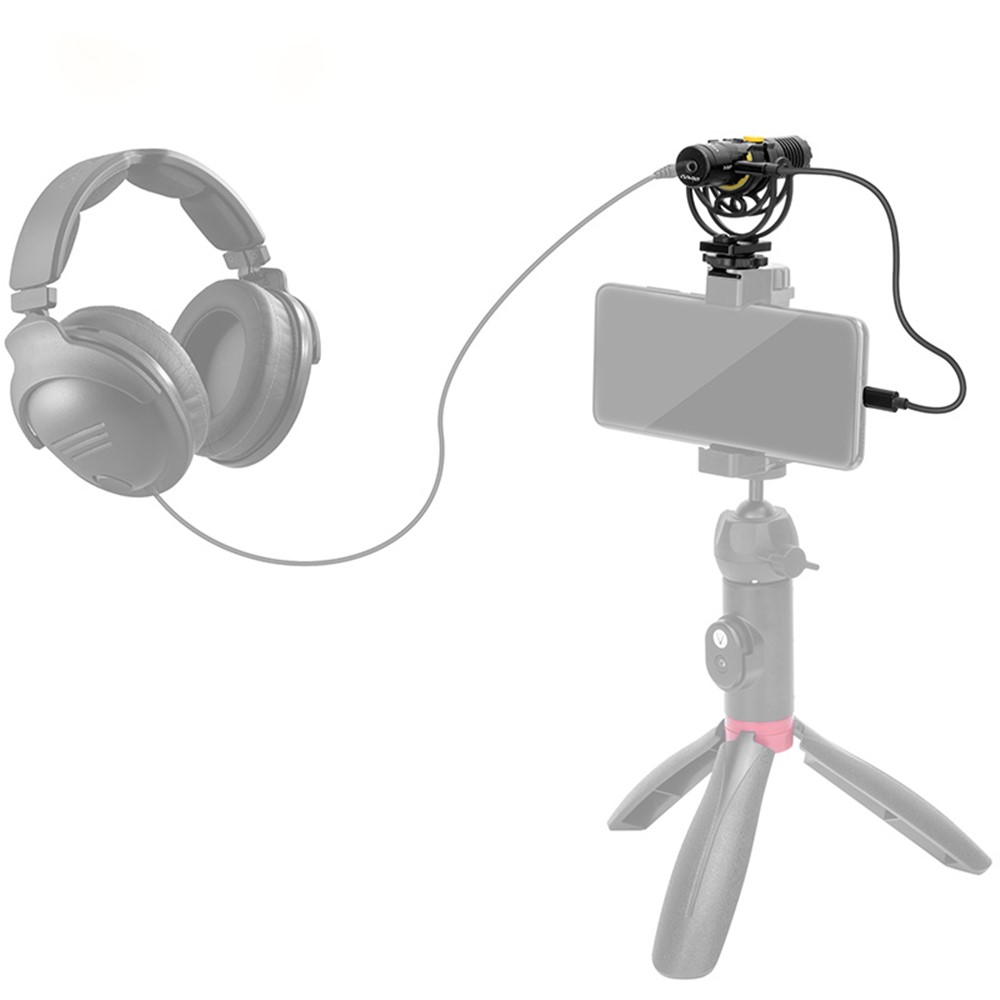 7RYMS MinBo M1 Dual Mode Universal External Video Microphone with Shock Mount-10