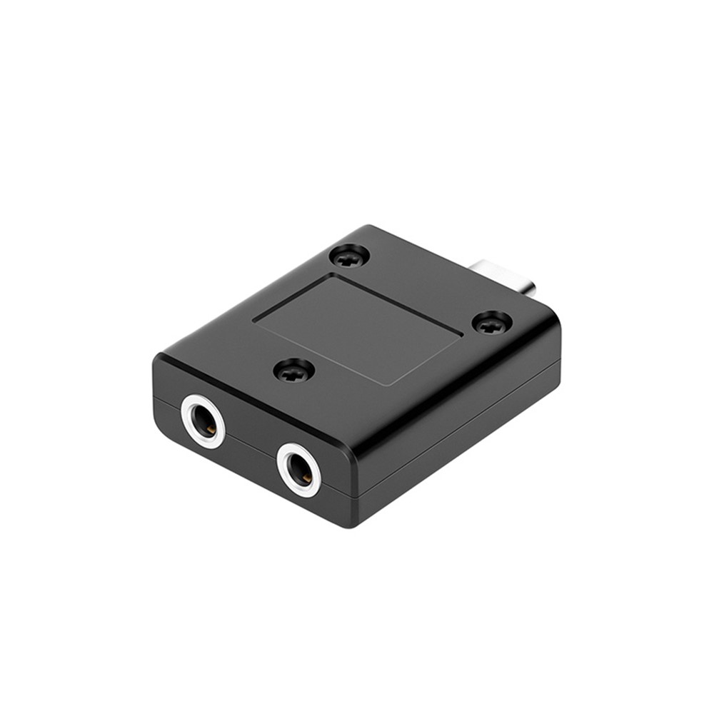 7RYMS SR TS-USB Audio Adapter External Sound Card Type-C Plug with 3.5mm Ports for Smartphone Laptop Vlog Live Streaming-3