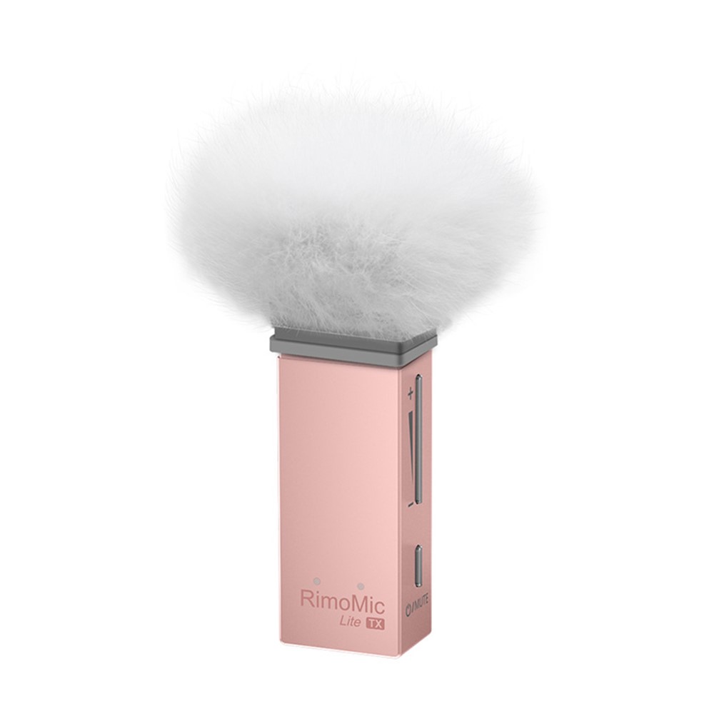 7RYMS Rimomic Lite UC Mini Wireless Microphone Mic Transmitter Receiver for USB C Smartphone Laptop Video Recording Interview Streaming - Pink-3