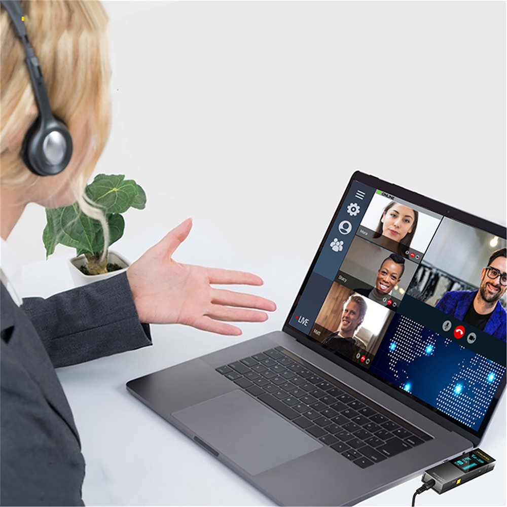 7RYMS Rimomic Lite UC Mini Wireless Microphone Mic Transmitter Receiver for USB C Smartphone Laptop Video Recording Interview Streaming - Pink-5