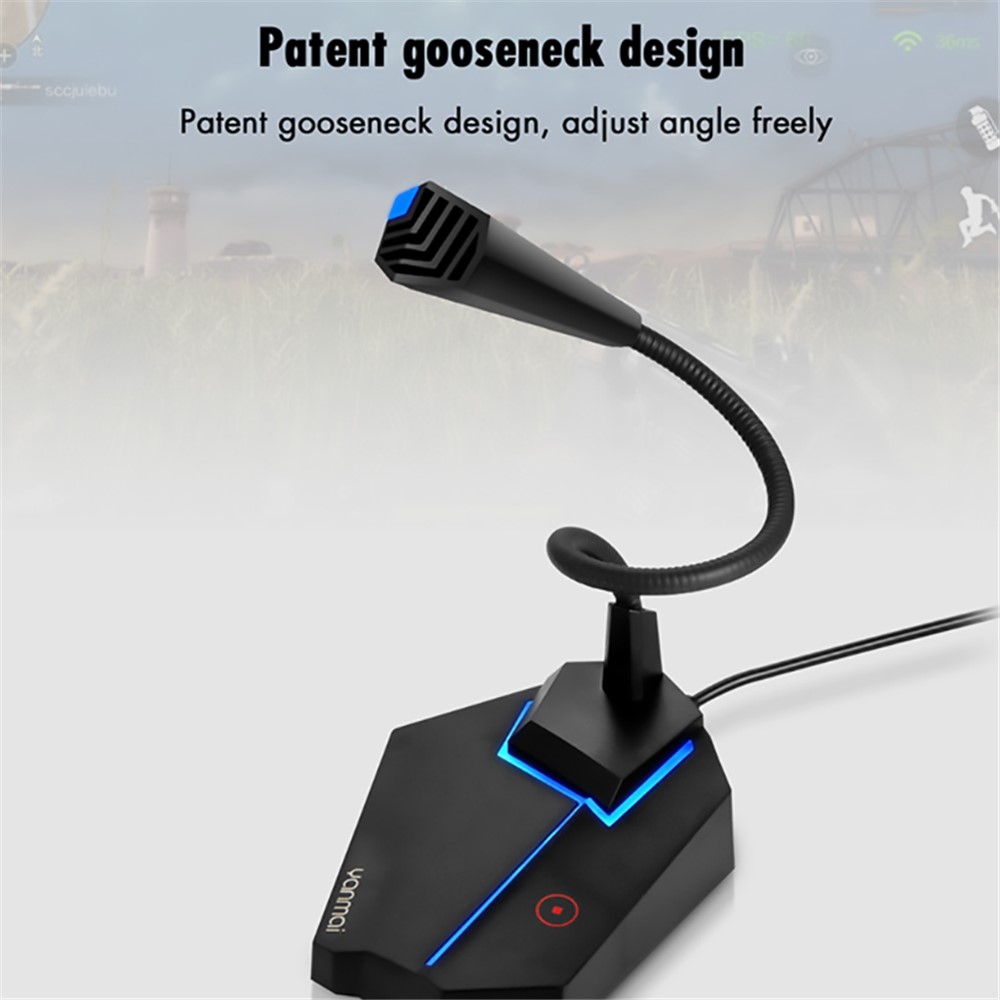 YANMAI G25 RGB Wired Desktop Standing Microphone Condenser USB Plug Play Mic for Recording/Game/Live-stream/Webcast Video/Conference-10