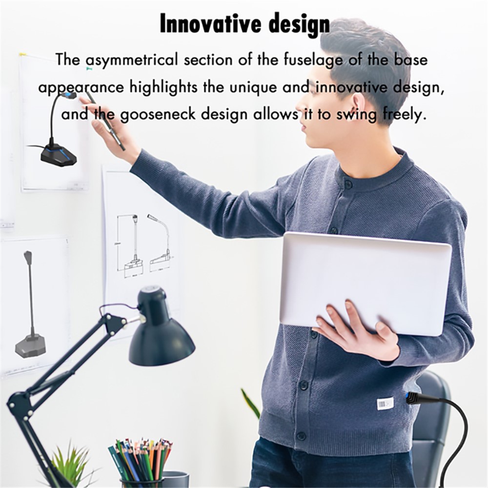YANMAI G25 RGB Wired Desktop Standing Microphone Condenser USB Plug Play Mic for Recording/Game/Live-stream/Webcast Video/Conference-4