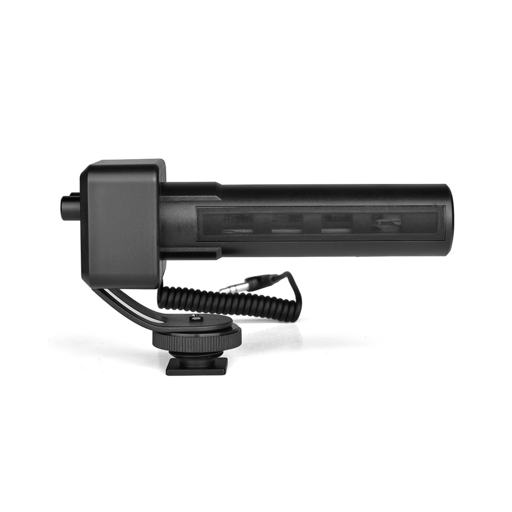 YELANGU MIC09 Professional On-Camera Interview Gain Microphone 3.5mm Audio Plug for DSLR Camera VLOG-11