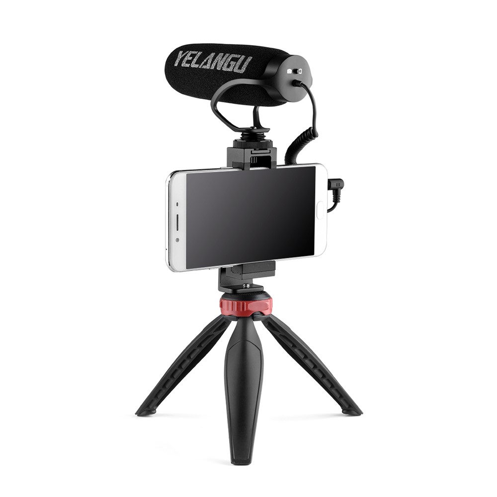 YELANGU MIC08 On-camera Condenser Microphone Video Mic for Camera Smartphone-7