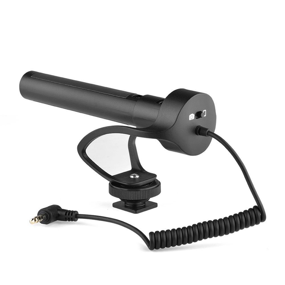 YELANGU MIC08 On-camera Condenser Microphone Video Mic for Camera Smartphone-9