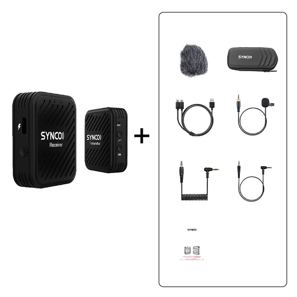 SYNCO G1A1 Wireless Lavalier Microphone Lightweight Portable Mini Microphone with Indicator Light for Video Recording/Live-streaming-9