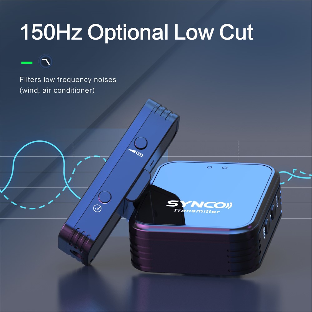 SYNCO G1T Portable 2.4G Wireless Microphone Lightweight Mini Type-C Connector Lavalier Microphone for Video Recording/Live-streaming-9