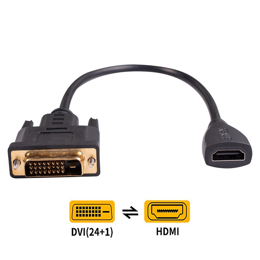 3343 DVI24+1 / DVI-D Male to HD Female Video Adapter Cable for PC Monitor Projector TV Box-2