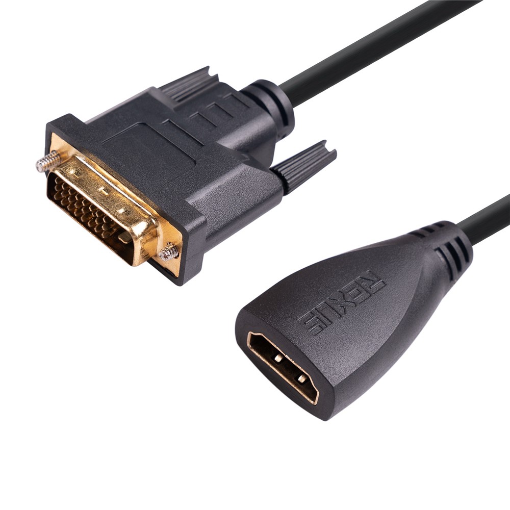 3343 DVI24+1 / DVI-D Male to HD Female Video Adapter Cable for PC Monitor Projector TV Box-3