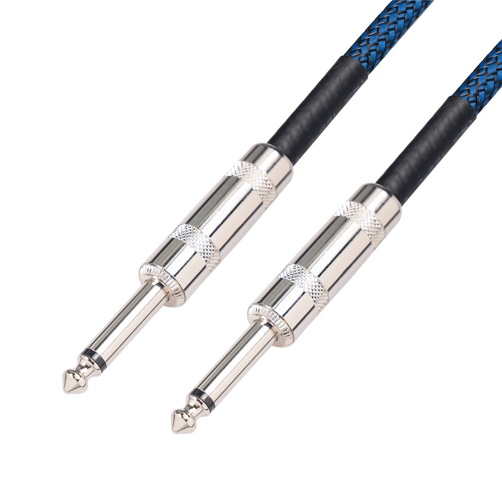 TC048BL 5m 6.35mm Male to Male Audio Cable for Speaker Electric Guitar Sound Card Microphone-6