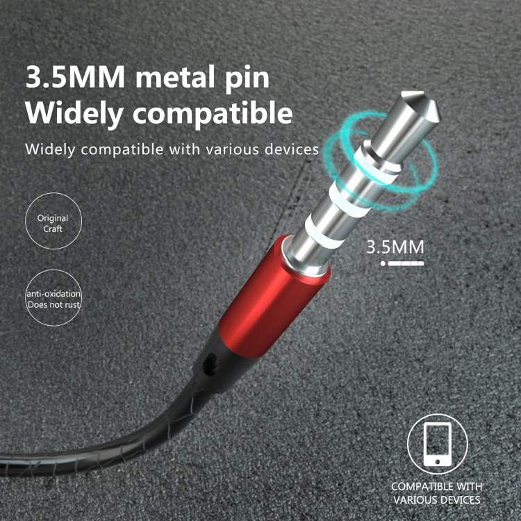 LETANG LT-EJ-23 K21 3.5mm Wired In-Ear Earphone Metal HIFI Earpiece Stereo Bass Headphone-8