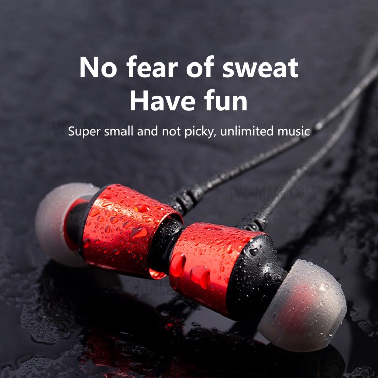 Letang LT-EJ-29 K27 Sweatproof-3,5-mm-Kopfhörer-Stereo-Metall-Kopfhörer Mit Mikrofon-2