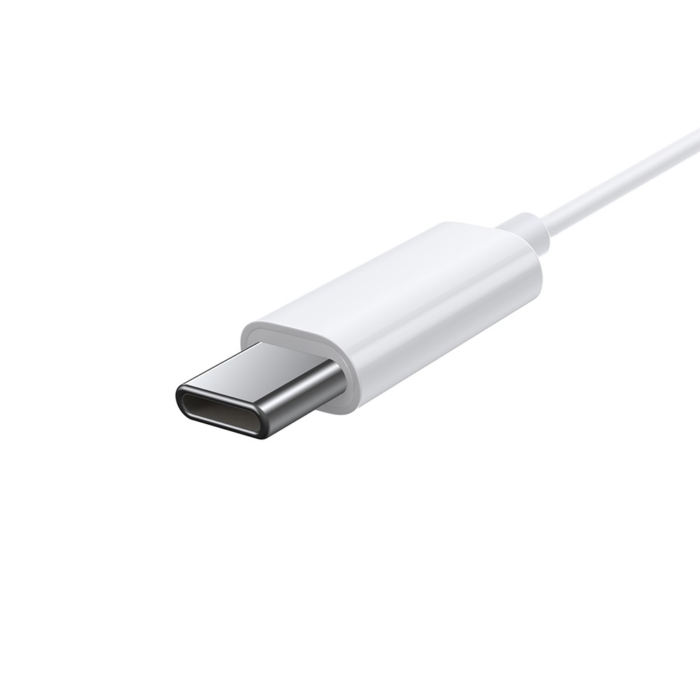 BASEUS Encok Type-C Lateral in-ear Wired Earphone Music Headset C17 - White-11