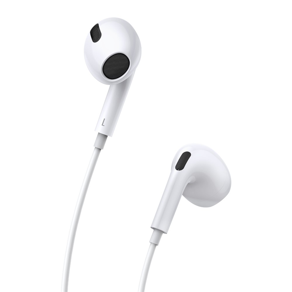 BASEUS Encok Type-C Lateral in-ear Wired Earphone Music Headset C17 - White-8
