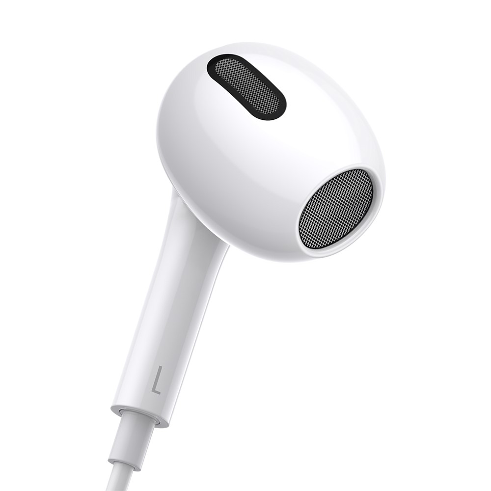 BASEUS Encok Type-C Lateral in-ear Wired Earphone Music Headset C17 - White-9