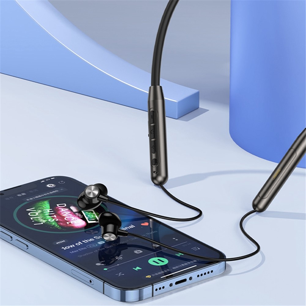 REMAX S110 Wireless Bluetooth 5.2 Headphone Stereo Bass Sport Running Magnetic Neckband Ear Earphone-3