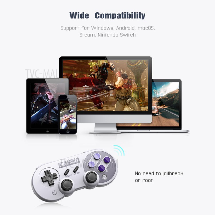 8BITDO SN30Pro Wireless Bluetooth Gamepad Joystick for Nintendo Switch Vibration Motion Control-5
