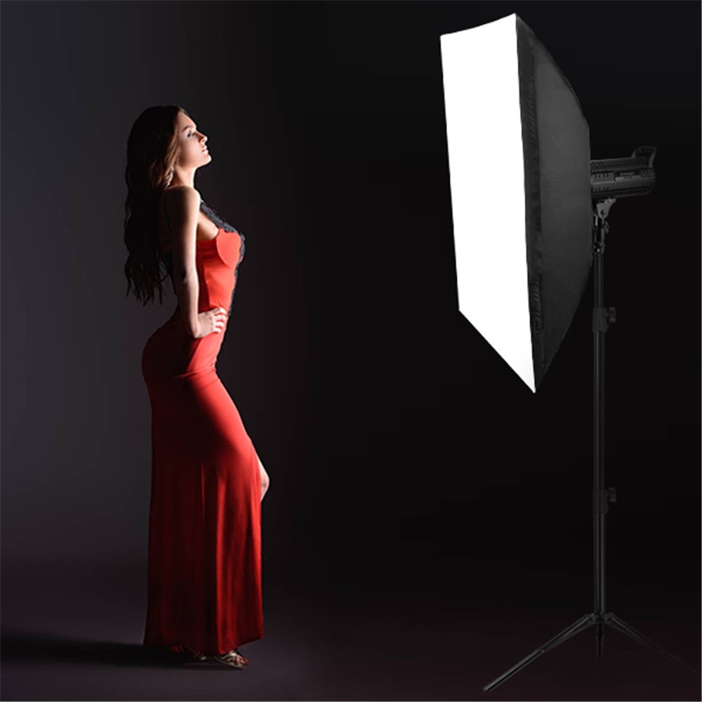 60x90cm Portable Photography Softbox Studio Speedlite Flash Light Diffuser Soft LED Light Box-2