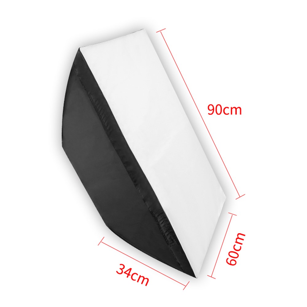 60x90cm Portable Photography Softbox Studio Speedlite Flash Light Diffuser Soft LED Light Box-4