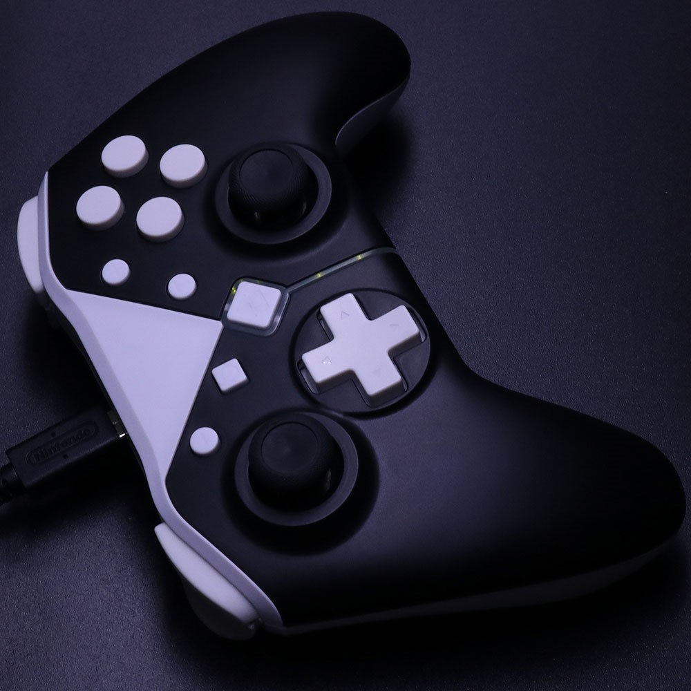 NS5 Wireless Bluetooth Gamepad Joystick Controller Support NFC for NS-Switch Console Pro - Black-4