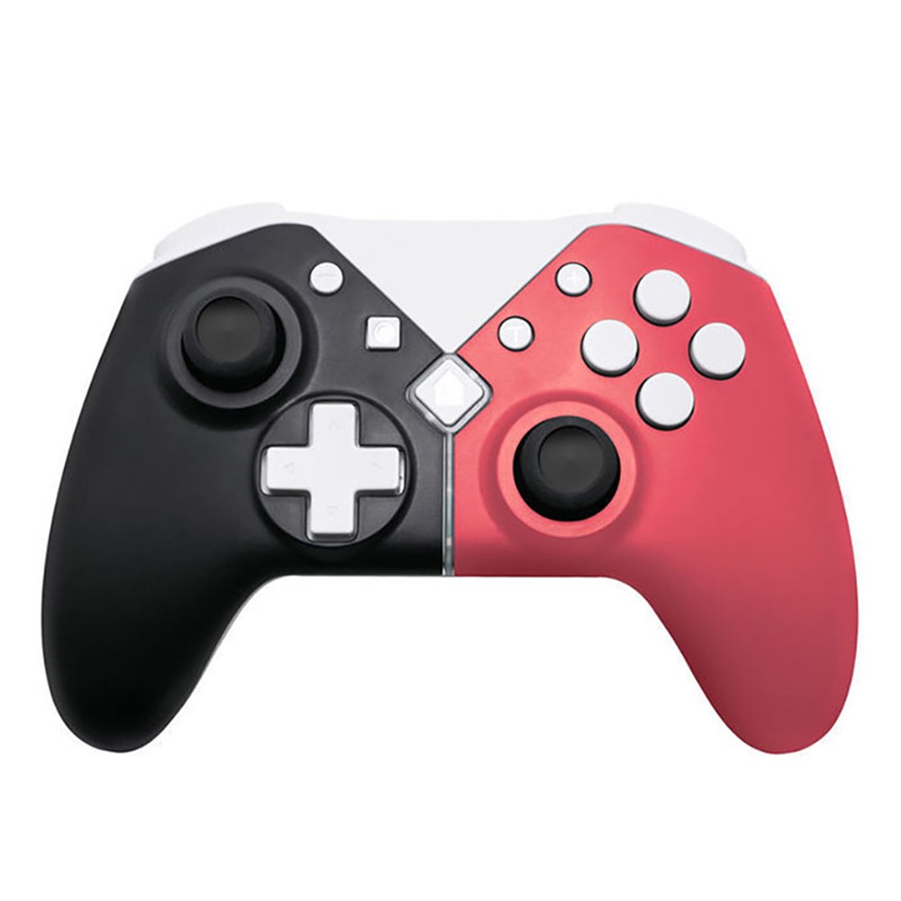 NS5 Wireless Bluetooth Gamepad Joystick Controller Support NFC for NS-Switch Console Pro - Black/Red-1
