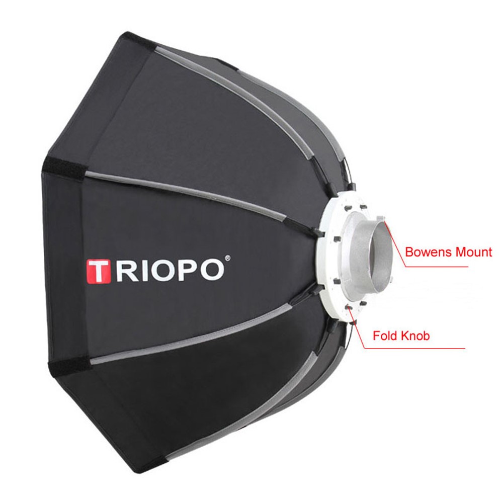 TRIOPO K90 90cm Photography Portable Octagon Umbrella Softbox Reflector Diffusion with Bowens Mount-2