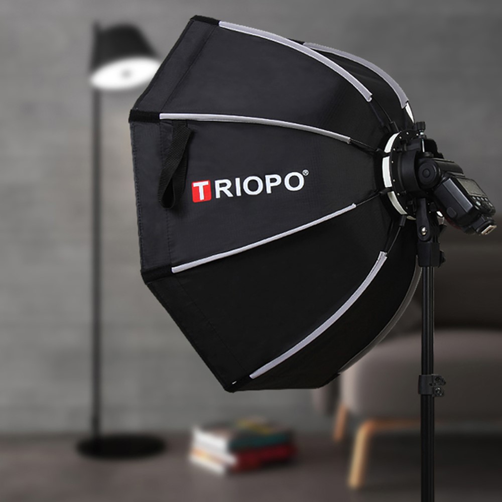TRIOPO KX90 90cm Photo Bowens Mount Portable Octagon Umbrella Outdoor Soft Box Diffuser for Studio Flash Softbox-2
