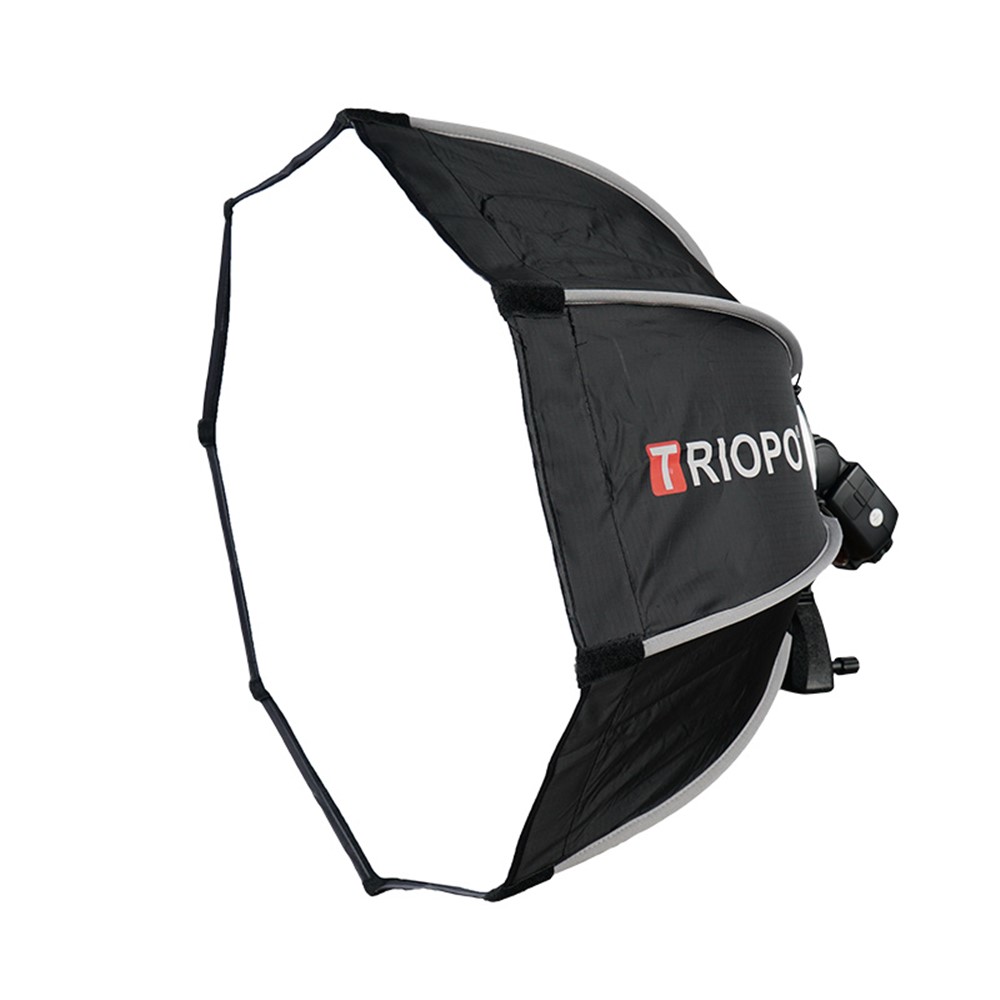 TRIOPO KS90 90cm Foldable Octagon Softbox Bracket Mount Soft Box Handle Diffuser for Speedlite Flash Light-8