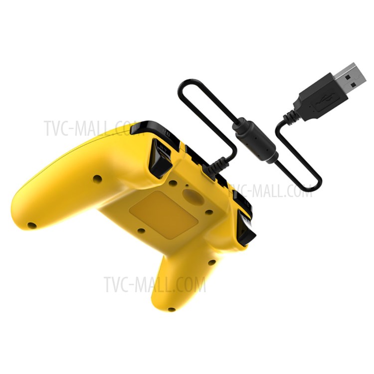 IPEGA PG-SW012 Wired Game Controller Dual-Vibration Turbo Gamepad for Nintendo Switch/PS3/PC/Android - Yellow-10