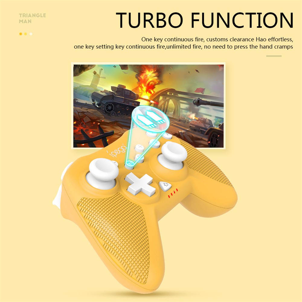 IPEGA PG-SW022 Bluetooth Wireless Game Controller 6-Axis Vibration Gamepad for Nintendo Switch Console - Green-5