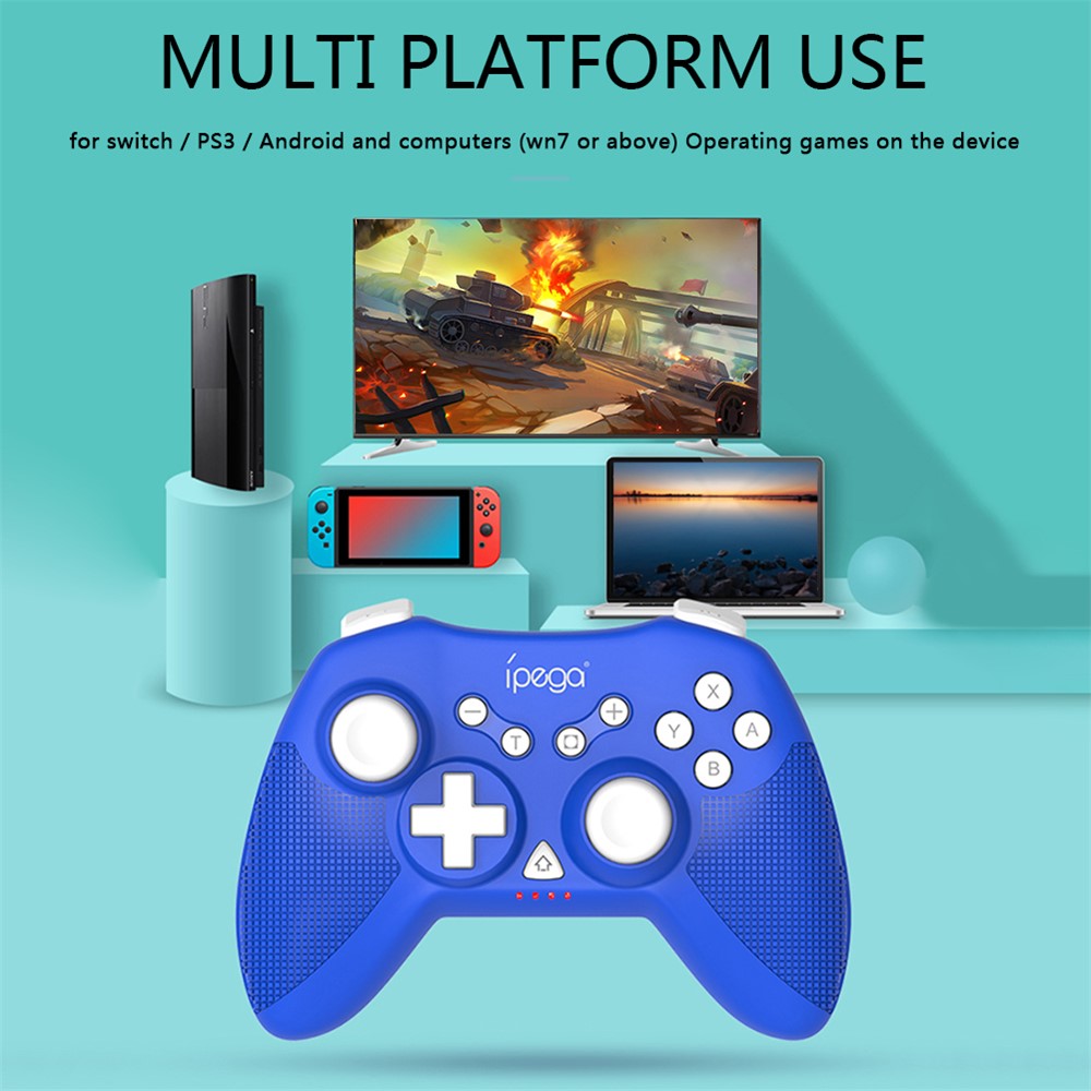 IPEGA PG-SW022 Bluetooth Wireless Game Controller 6-Axis Vibration Gamepad for Nintendo Switch Console - Green-7