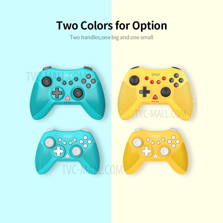 IPEGA PG-SW019 Parent-child Game Controller Bluetooth Wireless Vibrating Six-Axis Gamepads Set for Nintendo Switch Console/PS3/Android/PC - Blue-5
