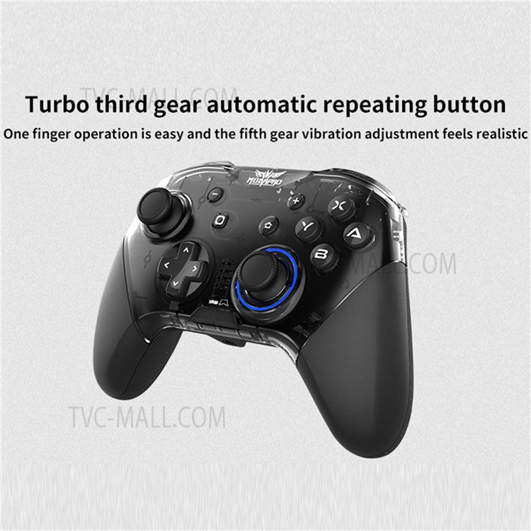 MOBAPAD M267 Wireless Gaming Controller Vibration Joystick Gamepad for Nintendo Switch/iPhone/Tablets/PC - Black-3