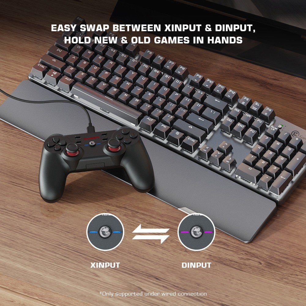 GAMESIR T3S Bluetooth Game Controller Wireless/Wired Joystick Gamepad for Nintendo Switch/TV Box/PC/Android Phone/iOS Phone-7