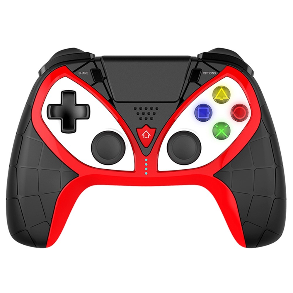 IPEGA PG-P4012 Controller for PS4 Wireless Gamepad with Dual Motor Vibration Function - Black / Red-3