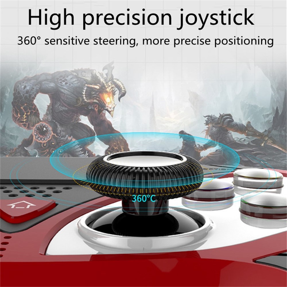 IPEGA PG-P4012 Controller for PS4 Wireless Gamepad with Dual Motor Vibration Function - Black / Red-4