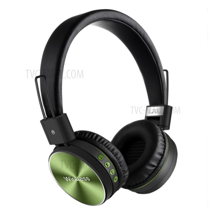 L200 Over-ear Cuffie Stereo Bluetooth Cuffie Senza Fili Di Sport - Verde-1