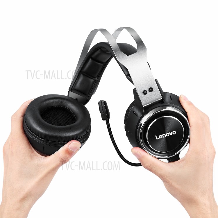 LENOVO HS25 Over-ear Gaming Headsets Noise-canceling Microphone Corded Headsets-6