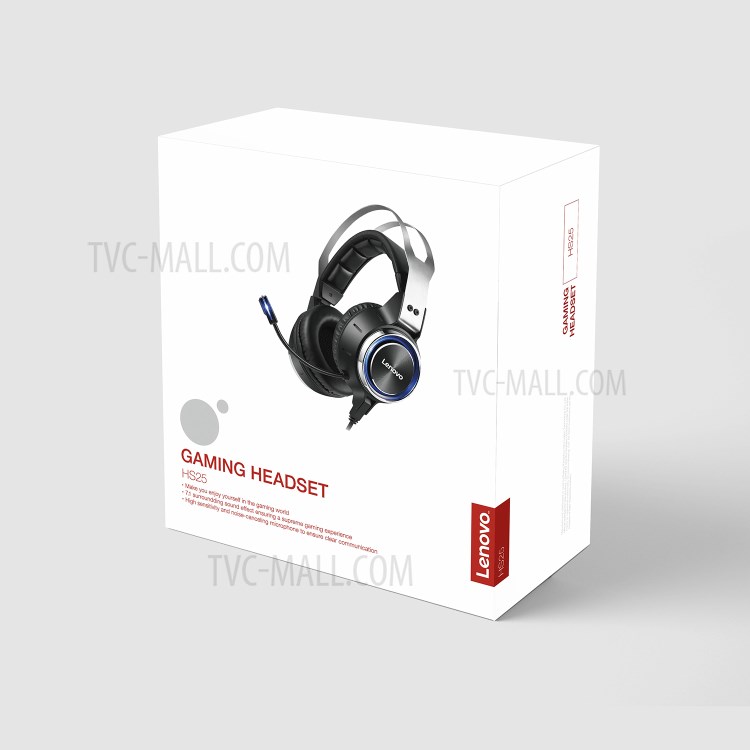 LENOVO HS25 Over-ear Gaming Headsets Noise-canceling Microphone Corded Headsets-7