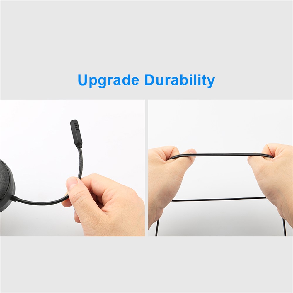LINK DREAM H360 USB Headset with Microphone for Computer 3.5mm Earphone Mute Noise Cancelling Call Center Headphones-6