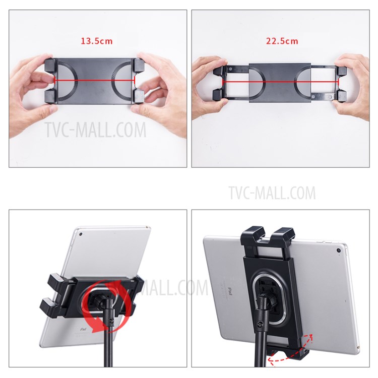 ADV-306 Height Foldable Tripod Mount for Phone Tablet-8
