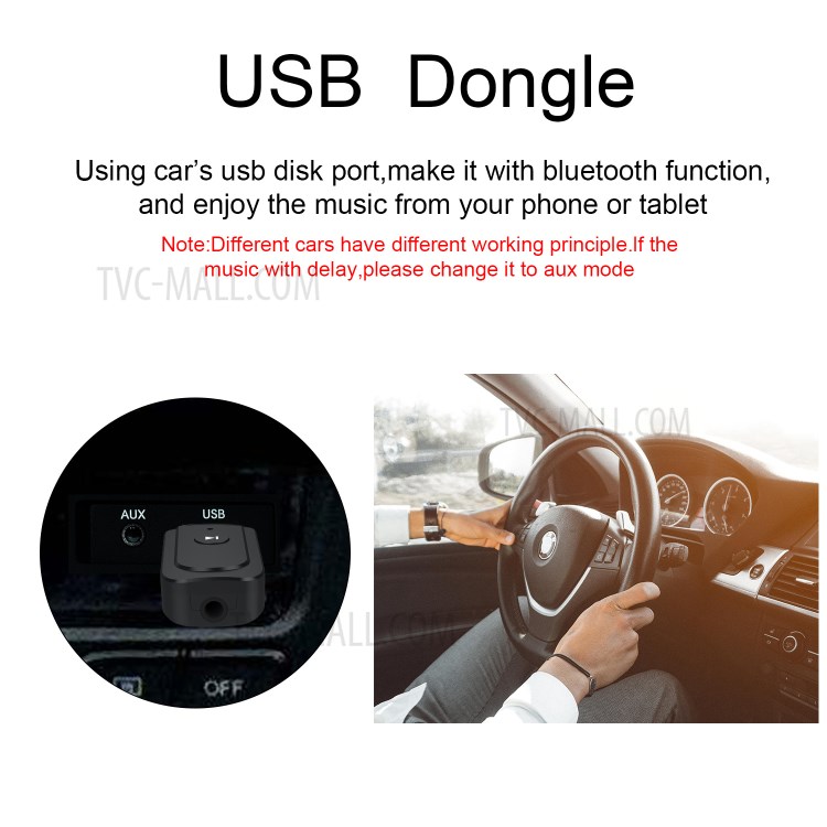 USB 3 in 1 TV Car Speaker Mobile Phone Computer Adapter Bluetooth Transmitter Receiver-11