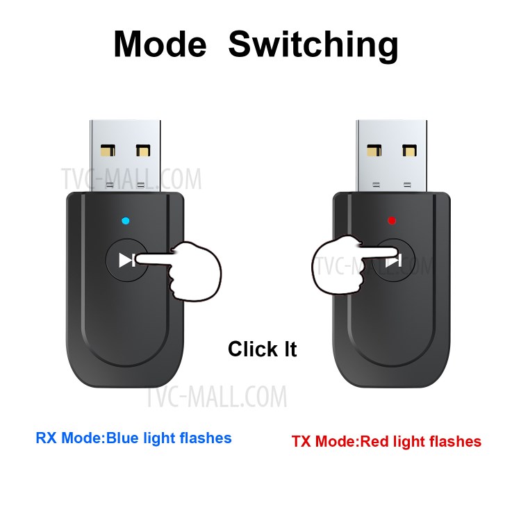 USB 3 in 1 TV Car Speaker Mobile Phone Computer Adapter Bluetooth Transmitter Receiver-3
