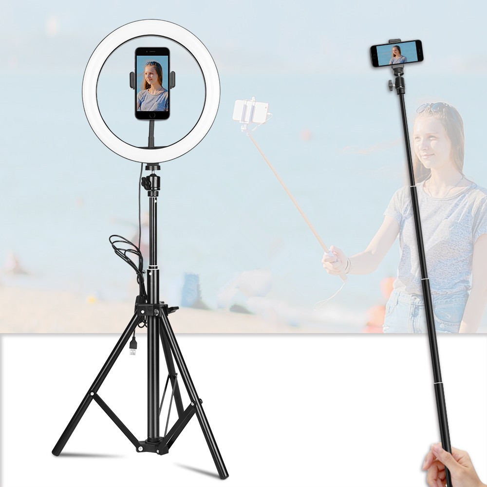 1.6M Adjustable Tripod Stand for Vlogs Live Stream Self-Portrait Shooting-1